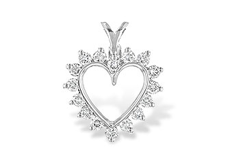 A015-93900: HEART PENDANT .45 TW