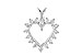 A015-93900: HEART PENDANT .45 TW