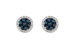 A196-86564: EARR .45 BLUE DIA .70 TW