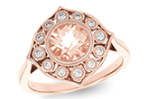 A197-76564: LDS RG .90 MORGANITE 1.05 TW