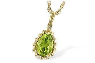 A198-67528: NECKLACE 1.30 CT PERIDOT