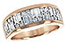 A198-72028: LDS WED RG .74 BAG 1.00 TW