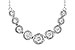 A199-61128: NECKLACE .50 TW