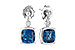 A282-27464: EARR 1.78 LONDON BLUE TOPAZ 1.82 TGW