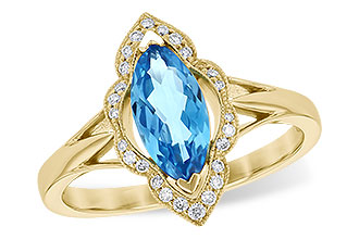 A282-33891: LDS RG 1.26 BLUE TOPAZ 1.37 TGW