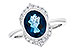 A282-34782: LDS RG 1.86 LONDON BLUE TOPAZ 2.00 TGW