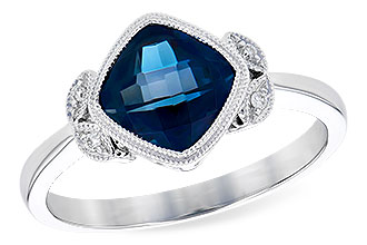 A282-35700: LDS 1.63 LONDON BLUE TOPAZ 1.65 TGW