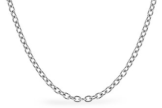 A283-24755: CABLE CHAIN (18", 1.3MM, 14KT, LOBSTER CLASP)