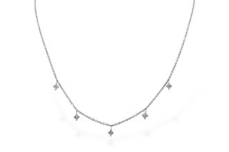 A283-25682: NECKLACE .19 TW (18")