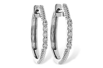 A284-13882: EARRINGS .11 TW