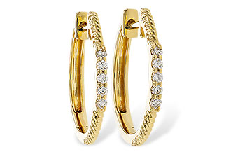A284-13882: EARRINGS .11 TW