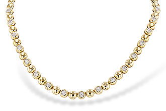 A284-13900: NECKLACE .87 TW (17")