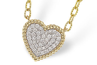 A284-14737: NECKLACE .32 TW (18")
