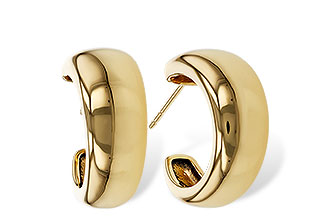 A284-16564: GOLD EARRINGS (16MM)