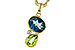 A284-17491: NECKLACE 2.43 SEMI-PREC (PER,LBT) 2.45 TGW