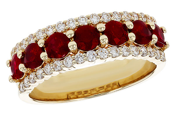 A285-00219: H197-75709 W/RUBY 1.26 TW RUBY 1.70 TGW