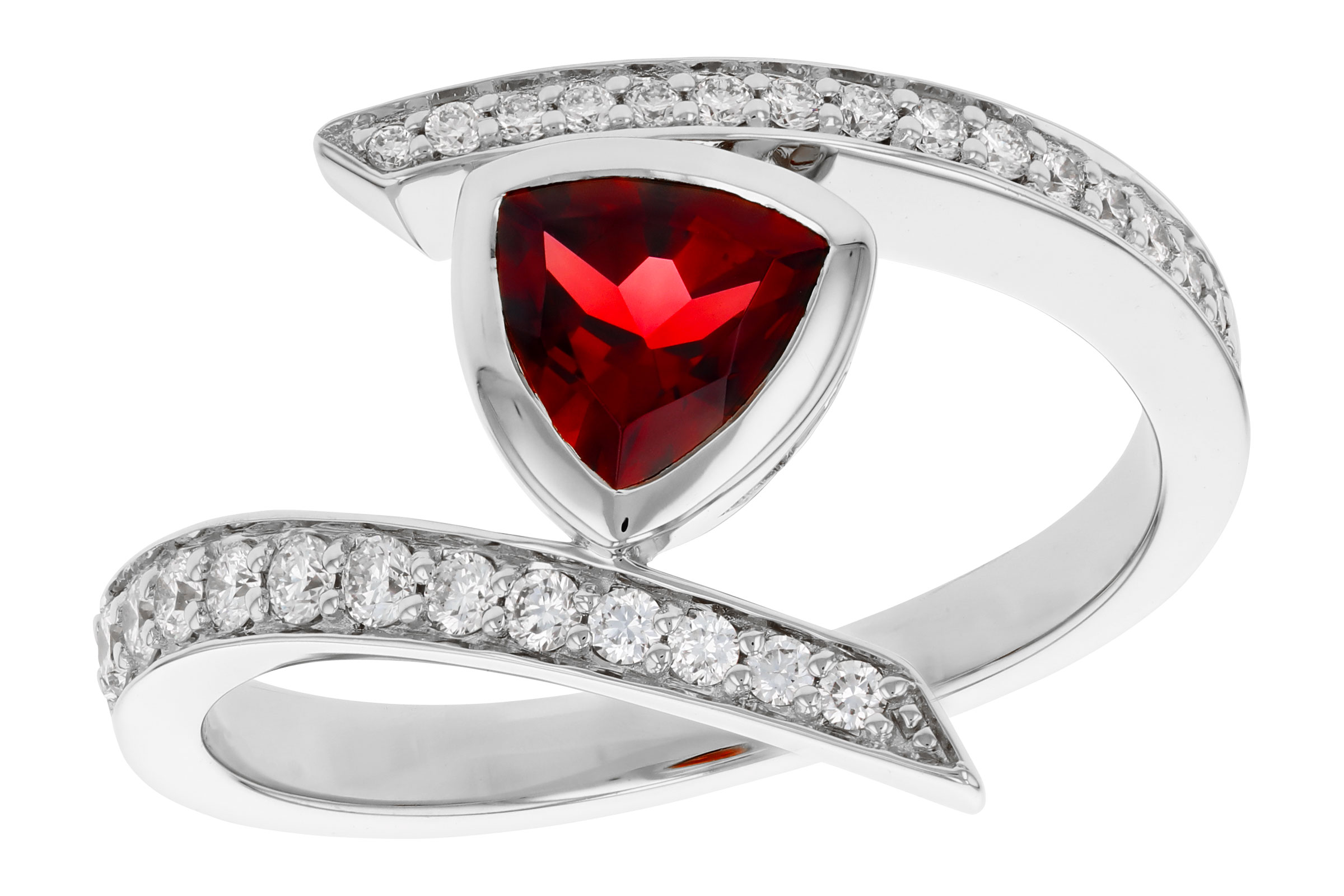A285-02955: LDS RG .84 GARNET 1.08 TGW (6MM GAR)