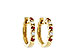 B010-48382: EARRINGS .17 RUBY .26 TGW