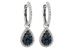 B195-99309: EARR .50 BLUE DIA .95 TW