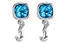 B196-88446: EARR 2.10 BLUE TOPAZ 2.14 TGW