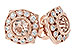 B197-76564: EARR .75 MORGANITE .98 TGW