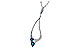 B198-70191: NECK .83 BLUE TOPAZ 1.00 TGW