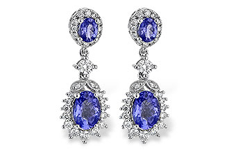 B199-60264: EARR 1.80 TW TANZANITE 2.33 TGW