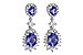 B199-60264: EARR 1.80 TW TANZANITE 2.33 TGW