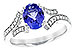 B199-61173: LDS RG 1.15 TANZANITE 1.30 TGW