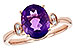 B199-62909: LDS RG 2.10 AMETHYST 2.16 TGW (10x8MM AMY)