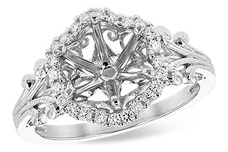 B282-28400: LDS SEMI DIA RG .20 TW (FOR 2.00 CTR)