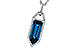 B282-29273: NECK 2.95 LONDON BLUE TOPAZ 3.12 TGW