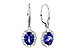 B283-22909: EARR 1.28 TW TANZANITE 1.72 TGW (7x5 OVAL)