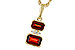 B284-11146: NECK .98 TW GARNET 1.01 TGW