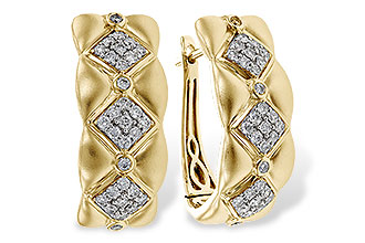 B284-12928: EARRINGS .75 TW