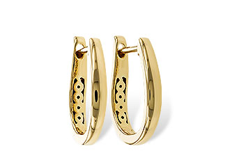 B284-14791: GOLD EARRINGS (15MM)