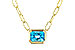 B284-14800: NECKLACE 1.20 SWISS BLUE TOPAZ (18")