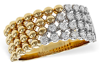 B284-14809: LDS DIA WED RG .50 TW