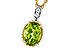 B284-16609: NECKLACE 1.22 PERIDOT 1.25 TGW (8x6MM OV)