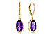 B284-16628: EARRINGS 2.70 TW AMETHYST 2.78 TGW (10x6MM OV)