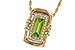 B284-17482: NECKLACE .72 PERIDOT .84 TGW (8x4MM PER)