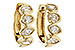 B285-00182: EARRINGS .68 TW FANCY CUT DIAS