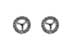 C009-62973: SEMI DIA EARR .12 TW (HOLDS .25 EACH)