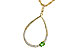 C199-62046: NECK .17 GREEN GARNET .26 TGW