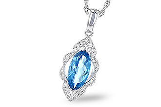 C282-33891: NECK 1.26 BLUE TOPAZ 1.37 TGW