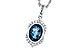 C282-35700: NECK 1.96 LONDON BLUE TOPAZ 2.10 TGW