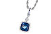 C283-18364: NECK 1.05 LONDON BLUE TOPAZ 1.07 TGW