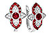 C283-18391: EARR .78 TW RUBY .90 TGW