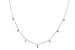 C283-19346: NECKLACE .12 TW (18")