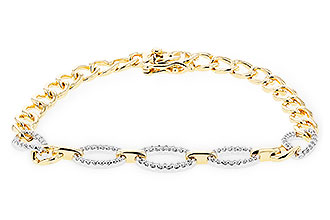 C283-20218: BRACELET .75 TW (INCLUDES BAR LINKS)